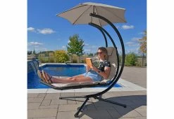 Best Sale ✔️ Zero Gravity Hammock Chair by Vivere Ltd. 🔔 -Outdoor Living shop 201444 z13