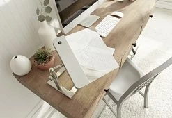 Discount 👍 Full-Page Cordless Desk Magnifier (Silver Finish) by Simpla, Inc. ⭐ -Outdoor Living shop 202010 z3