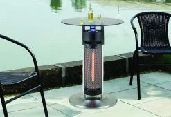 Best Pirce 🎉 Outdoor Bistro Infrared Heated Table by EBI 🛒 -Outdoor Living shop 203316 z8