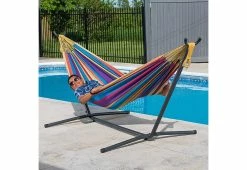 Coupon 🥰 2 Person 9-Ft. Hammock and Stand by Vivere Ltd. 🥰 -Outdoor Living shop 203719 z13