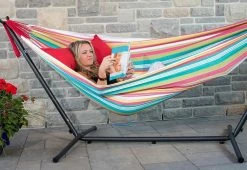 Coupon 🥰 2 Person 9-Ft. Hammock and Stand by Vivere Ltd. 🥰 -Outdoor Living shop 203719 z14