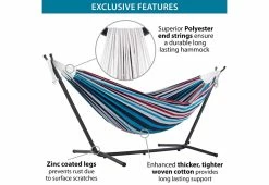 Coupon 🥰 2 Person 9-Ft. Hammock and Stand by Vivere Ltd. 🥰 -Outdoor Living shop 203719 z19