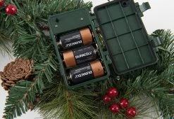 Hot Sale ❤️ 9-Ft. Cordless Pre-Lit Indoor/Outdoor Garland by Sharper Image 🧨 -Outdoor Living shop 205977 z5