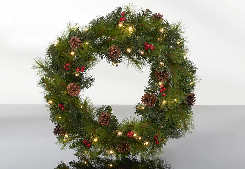 Coupon โ๏ธ 30” Cordless Pre-Lit Indoor/Outdoor Wreath by Sharper Image ๐ฅ 5 Coupon โ๏ธ 30” Cordless Pre-Lit Indoor/Outdoor Wreath by Sharper Image ๐ฅ - Image 3