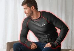 Flash Sale 👏 Heated 👚 Shirt Base Layer by Sharper Image 🤩