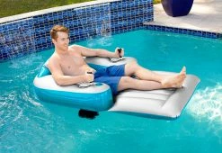 Best Pirce ✔️ Motorized Pool Lounger by B & D Group ✔️