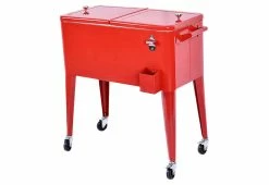 Best reviews of ❤️ Retro Patio Cooler Cart by GoPlus (Costway) 😍 -Outdoor Living shop 207545 z15