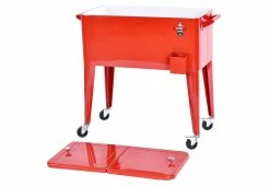 Best reviews of ❤️ Retro Patio Cooler Cart by GoPlus (Costway) 😍 -Outdoor Living shop 207545 z18