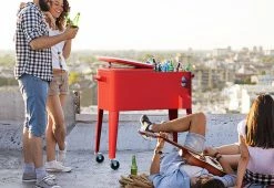 Best reviews of ❤️ Retro Patio Cooler Cart by GoPlus (Costway) 😍 -Outdoor Living shop 207545 z2