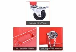 Best reviews of ❤️ Retro Patio Cooler Cart by GoPlus (Costway) 😍 -Outdoor Living shop 207545 z20