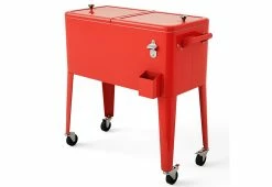 Best reviews of ❤️ Retro Patio Cooler Cart by GoPlus (Costway) 😍 -Outdoor Living shop 207545 z7