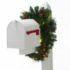 Deals 🎉 Pre-Lit Mailbox Wreath - Green by DI -Garden & Lights Company Limited 👏 -Outdoor Living shop 207907 z1