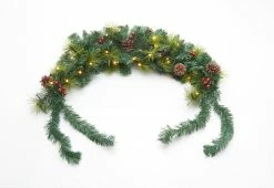 Deals 🎉 Pre-Lit Mailbox Wreath - Green by DI -Garden & Lights Company Limited 👏 -Outdoor Living shop 207907 z3