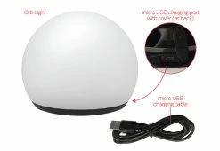 Cheapest 🛒 Portable LED Orb Light by Jem Accessories, Inc. 👍 -Outdoor Living shop 208006 z11