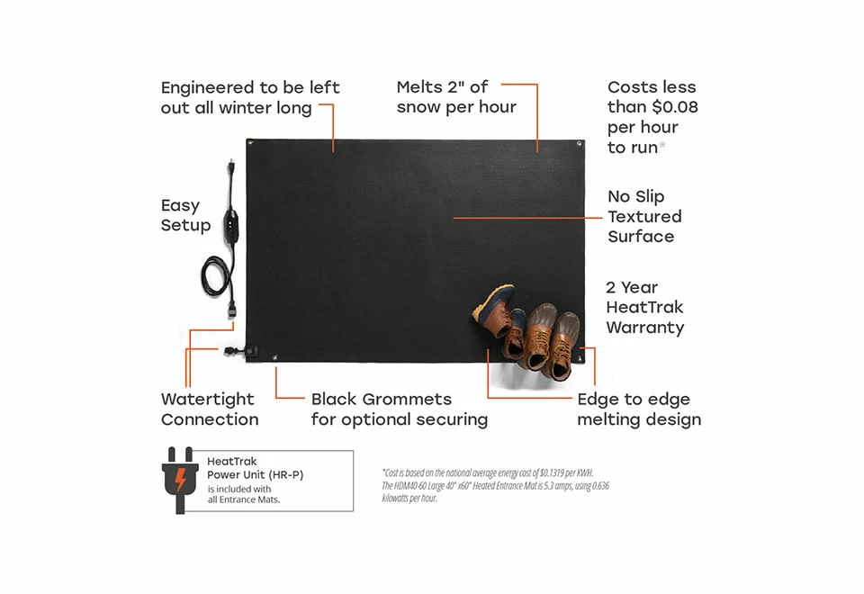 Deals 🛒 Heated Snow Melting Door Mat by HeatTrak LLC 👏 4 Deals 🛒 Heated Snow Melting Door Mat by HeatTrak LLC 👏 - Image 2