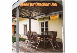 Top 10 🔔 Wall-Mounted Infrared Heater by GoPlus (Costway) ❤️ -Outdoor Living shop 208456 z11