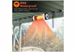 Top 10 🔔 Wall-Mounted Infrared Heater by GoPlus (Costway) ❤️ -Outdoor Living shop 208456 z2
