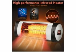 Top 10 🔔 Wall-Mounted Infrared Heater by GoPlus (Costway) ❤️ -Outdoor Living shop 208456 z3