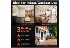 Top 10 🔔 Wall-Mounted Infrared Heater by GoPlus (Costway) ❤️ -Outdoor Living shop 208456 z5