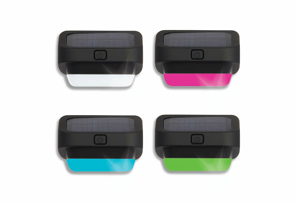 New ๐ LED Solar Fence Lights (4-Pack) by Bell+Howell ๐ 4 New ๐ LED Solar Fence Lights (4-Pack) by Bell+Howell ๐ - Image 2