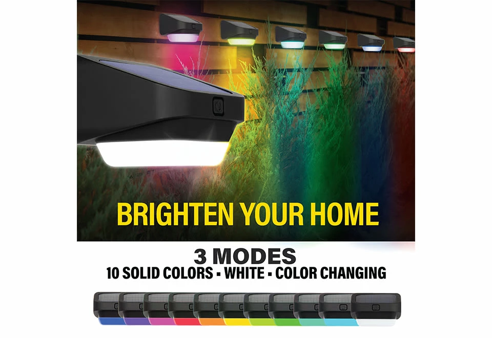 New ๐ LED Solar Fence Lights (4-Pack) by Bell+Howell ๐ 5 New ๐ LED Solar Fence Lights (4-Pack) by Bell+Howell ๐ - Image 3