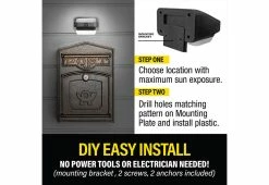 New ๐ LED Solar Fence Lights (4-Pack) by Bell+Howell ๐ 16 New ๐ LED Solar Fence Lights (4-Pack) by Bell+Howell ๐ -Outdoor Living shop 208522 z7