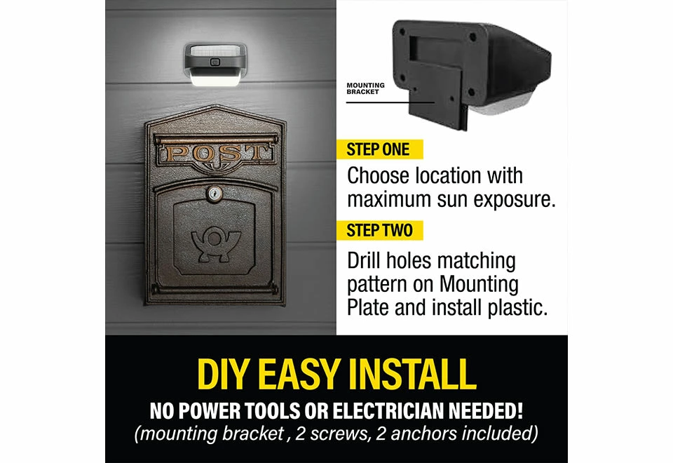 New ๐ LED Solar Fence Lights (4-Pack) by Bell+Howell ๐ 9 New ๐ LED Solar Fence Lights (4-Pack) by Bell+Howell ๐ - Image 7