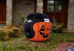 Deals 🌟 4-Ft. NFL Inflatable 💀 Halloween Helmet by Odash Inc. 🎉 -Outdoor Living shop 208592 z12