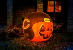 Deals 🌟 4-Ft. NFL Inflatable 💀 Halloween Helmet by Odash Inc. 🎉 -Outdoor Living shop 208592 z22