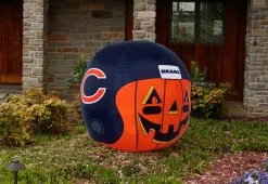 Deals 🌟 4-Ft. NFL Inflatable 💀 Halloween Helmet by Odash Inc. 🎉 -Outdoor Living shop 208592 z24