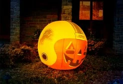 Deals 🌟 4-Ft. NFL Inflatable 💀 Halloween Helmet by Odash Inc. 🎉 -Outdoor Living shop 208592 z42