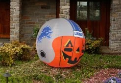Deals 🌟 4-Ft. NFL Inflatable 💀 Halloween Helmet by Odash Inc. 🎉 -Outdoor Living shop 208592 z44