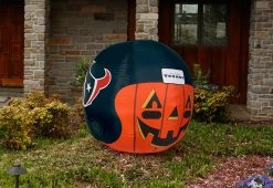 Deals 🌟 4-Ft. NFL Inflatable 💀 Halloween Helmet by Odash Inc. 🎉 -Outdoor Living shop 208592 z50