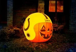 Deals 🌟 4-Ft. NFL Inflatable 💀 Halloween Helmet by Odash Inc. 🎉 -Outdoor Living shop 208592 z54