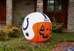 Deals 🌟 4-Ft. NFL Inflatable 💀 Halloween Helmet by Odash Inc. 🎉 -Outdoor Living shop 208592 z56