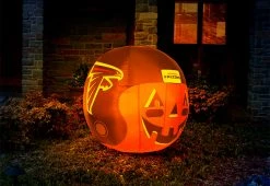 Deals 🌟 4-Ft. NFL Inflatable 💀 Halloween Helmet by Odash Inc. 🎉 -Outdoor Living shop 208592 z6