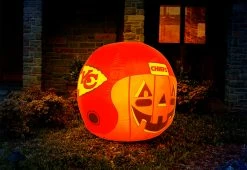 Deals 🌟 4-Ft. NFL Inflatable 💀 Halloween Helmet by Odash Inc. 🎉 -Outdoor Living shop 208592 z62