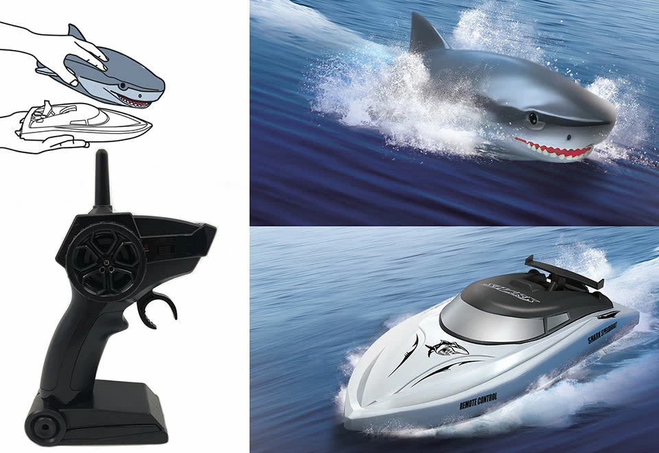 Hot Sale ๐คฉ 2-in-1 RC Shark Boat by Jupiter Creations Inc ๐ 3 Hot Sale ๐คฉ 2-in-1 RC Shark Boat by Jupiter Creations Inc ๐