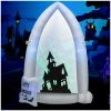 Cheapest ✨ 7-Ft. Inflatable 🦇 Halloween Tombstone by GoPlus (Costway) 🎁 -Outdoor Living shop 208614 z1