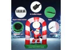 Wholesale 🔔 7-Ft. Inflatable Disco Santa by GoPlus (Costway) ✨ -Outdoor Living shop 208716 z4
