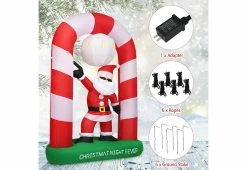 Wholesale 🔔 7-Ft. Inflatable Disco Santa by GoPlus (Costway) ✨ -Outdoor Living shop 208716 z5