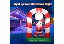 Wholesale 🔔 7-Ft. Inflatable Disco Santa by GoPlus (Costway) ✨ -Outdoor Living shop 208716 z8