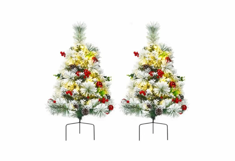 Outlet 😍 24” Cordless Prelit 🎄 Christmas Trees (Set of 2) by Costway ❤️ 5 Outlet 😍 24” Cordless Prelit 🎄 Christmas Trees (Set of 2) by Costway ❤️ - Image 3