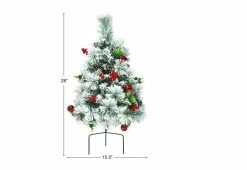 Outlet 😍 24” Cordless Prelit 🎄 Christmas Trees (Set of 2) by Costway ❤️ 11 Outlet 😍 24” Cordless Prelit 🎄 Christmas Trees (Set of 2) by Costway ❤️ -Outdoor Living shop 208728 z5