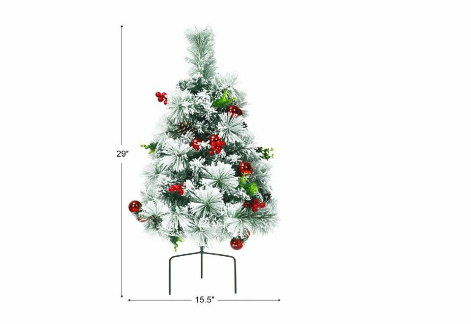 Outlet 😍 24” Cordless Prelit 🎄 Christmas Trees (Set of 2) by Costway ❤️ 7 Outlet 😍 24” Cordless Prelit 🎄 Christmas Trees (Set of 2) by Costway ❤️ - Image 5